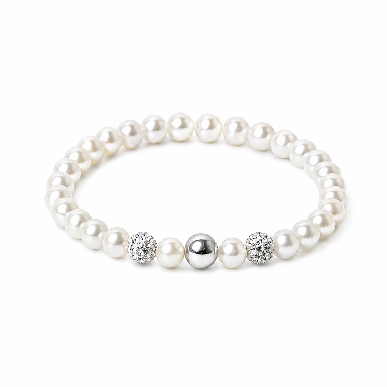 Bracciale di Perle a molla