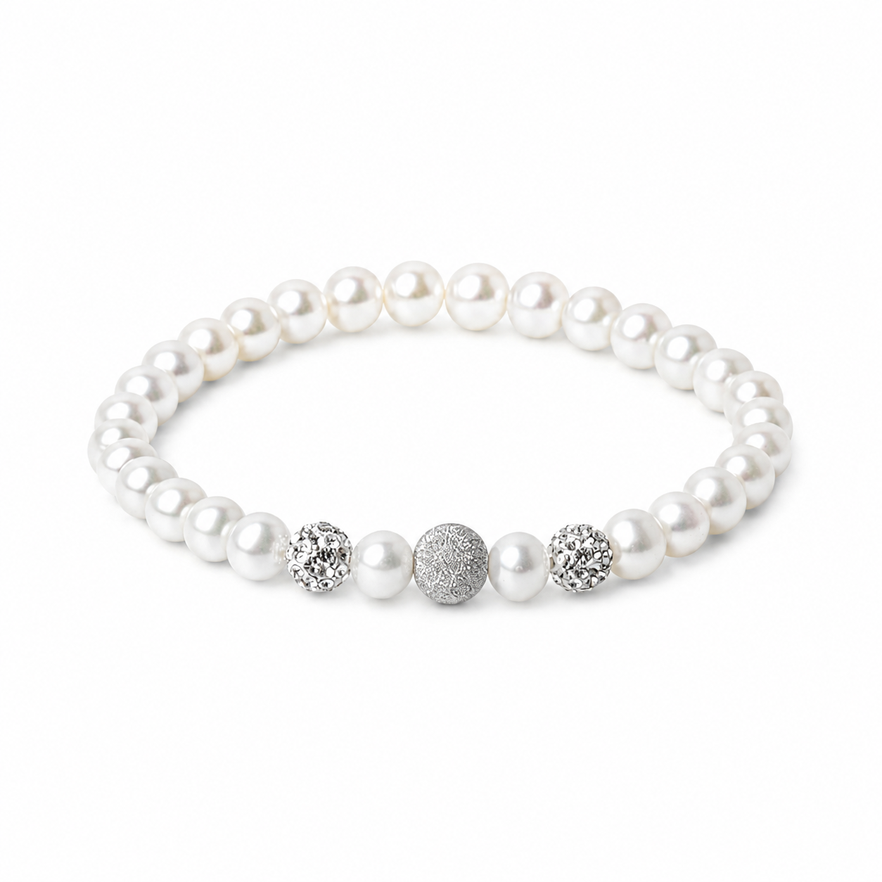 Bracciale di Perle a molla