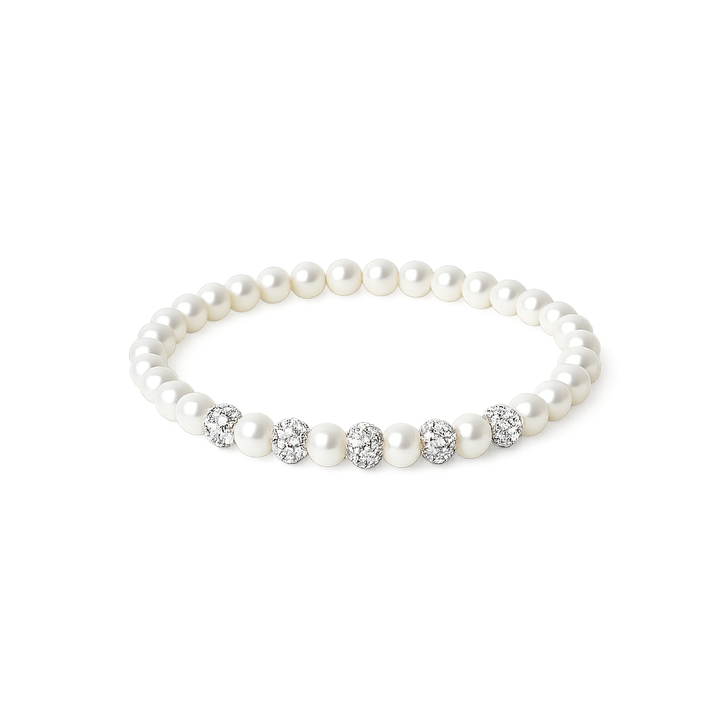 Bracciale di Perle a molla