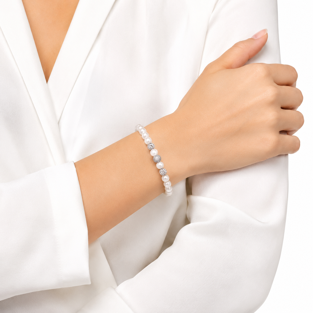 Bracciale di Perle a molla