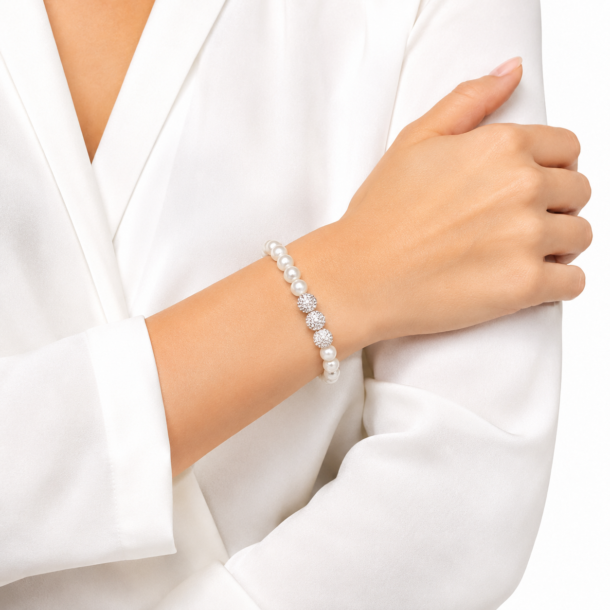 Bracciale di Perle a molla