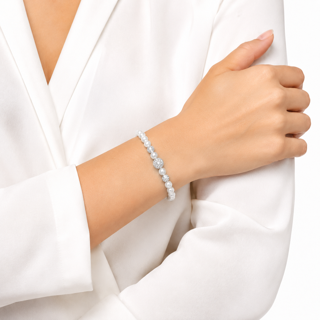 Bracciale di Perle a molla