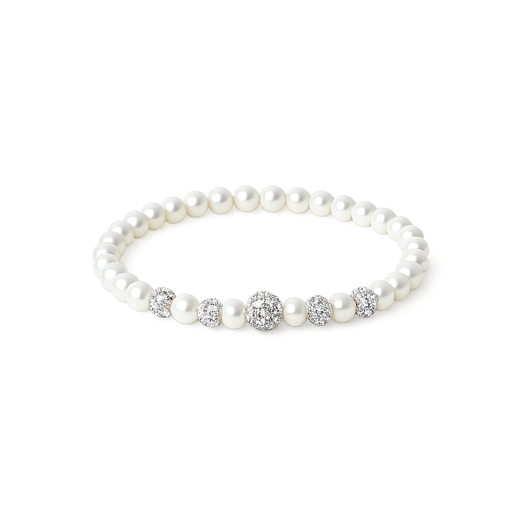 Bracciale di Perle a molla