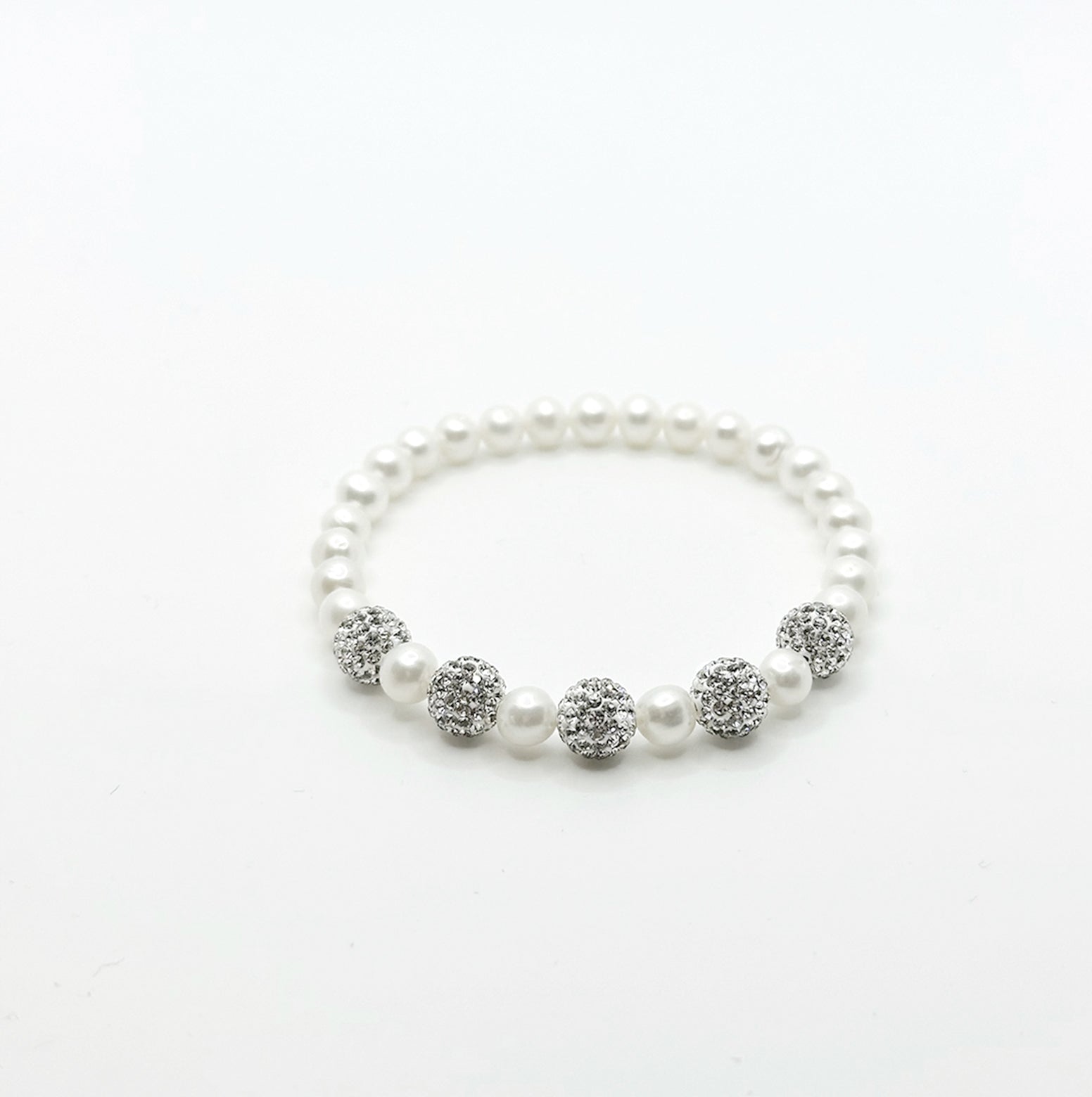 Bracciale di Perle a molla