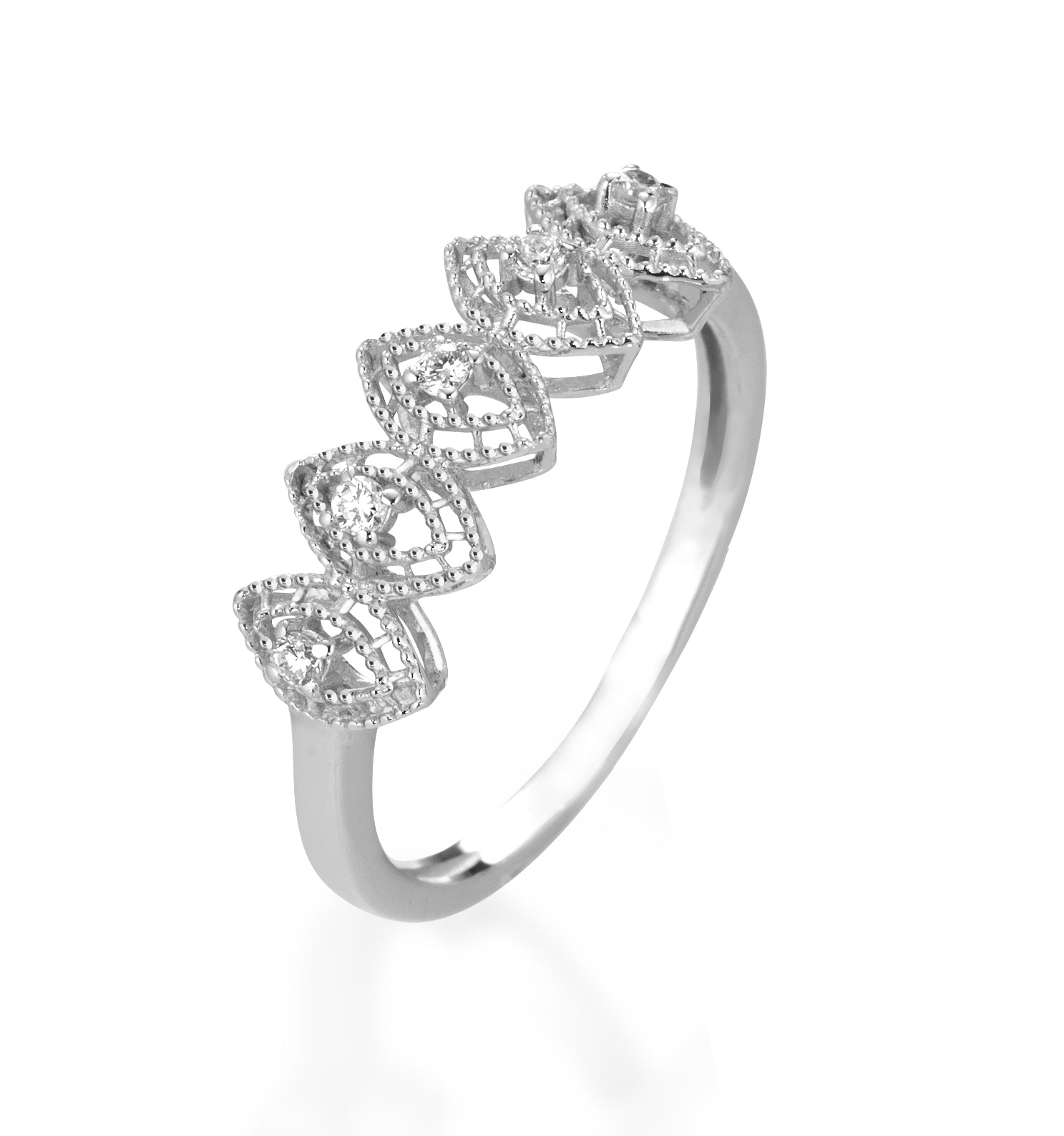 Anello Veretta Bubbly Navette