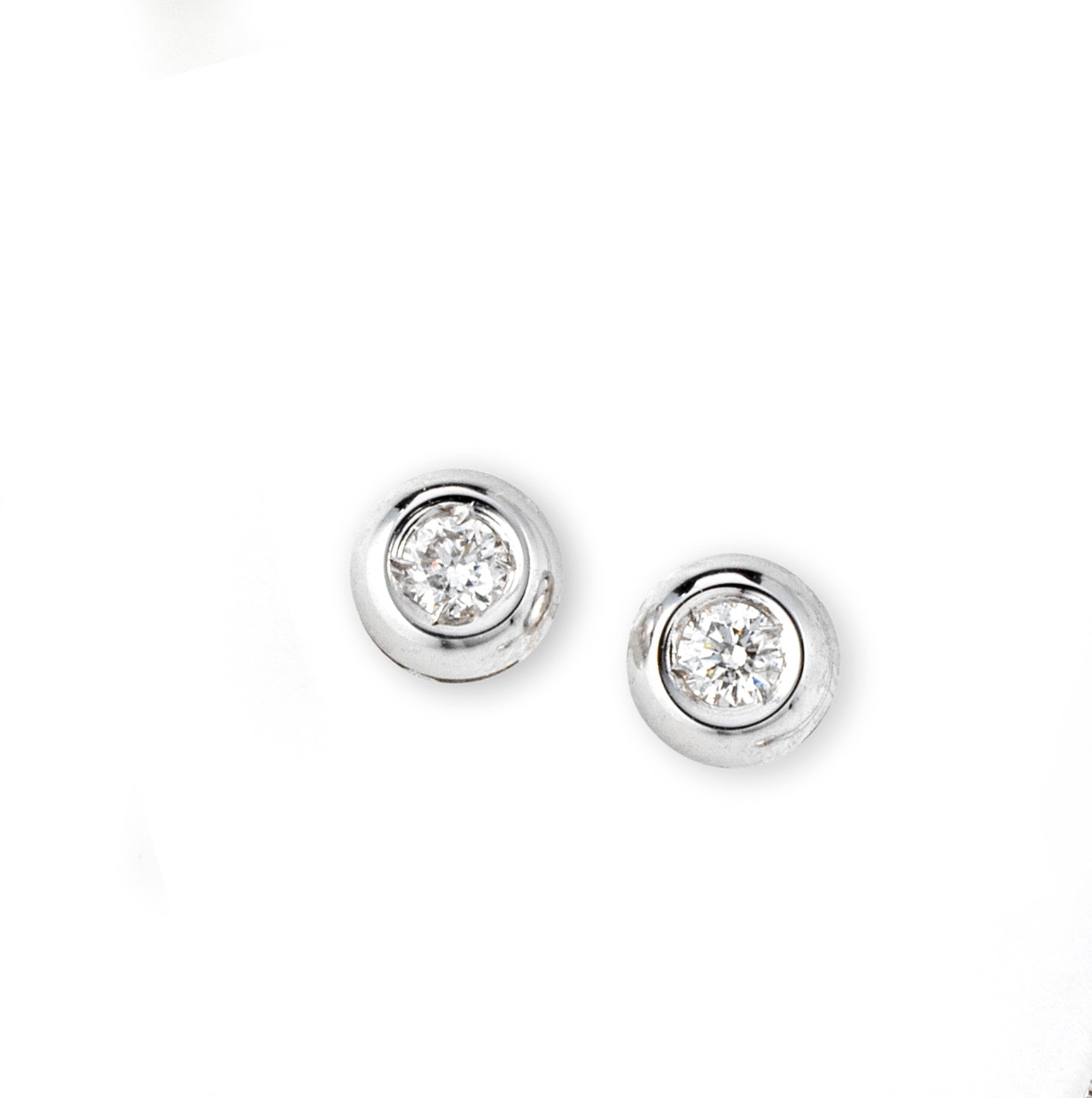 Orecchini Punto Luce Bezel